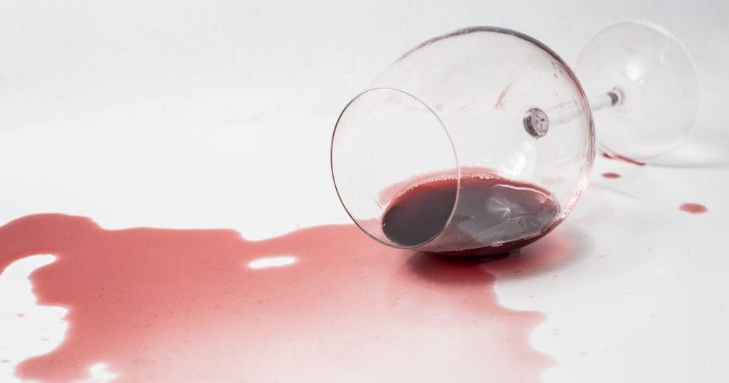 Dried Red Wine Stain Removal