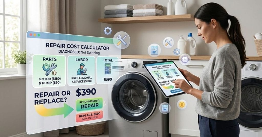 Washing Machine Repair Cost Calculator