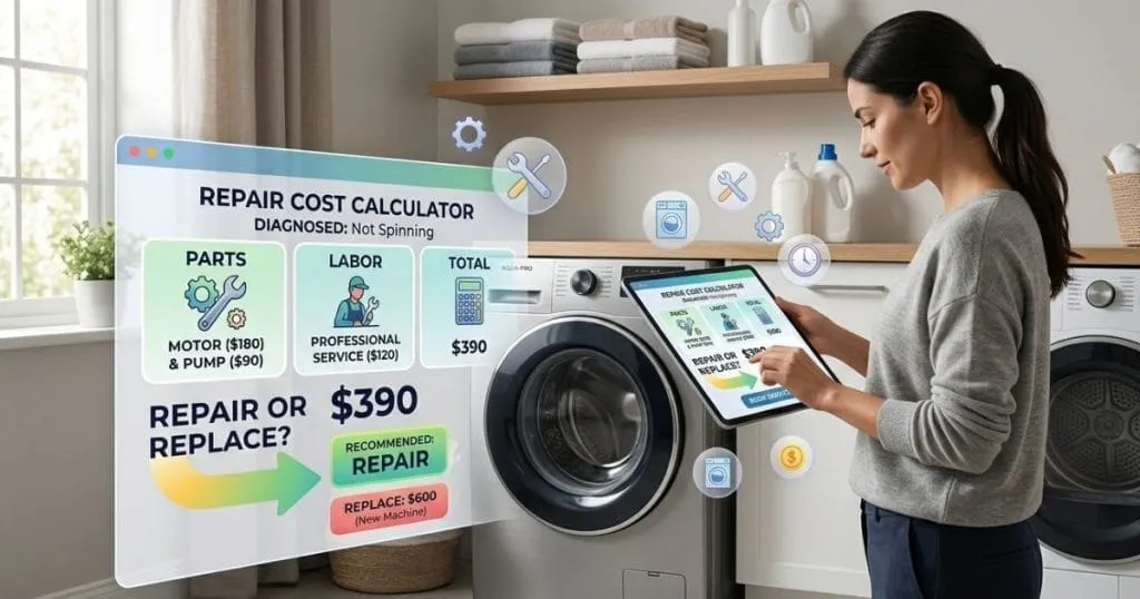 Washing Machine Repair Cost Calculator