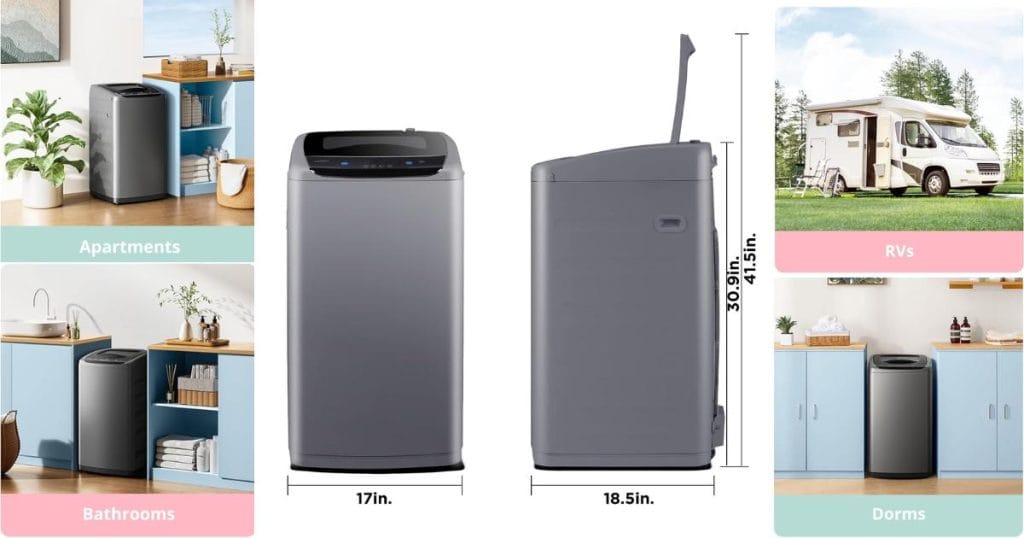 Comfee 0.9 Cu.ft Portable Washing Machine