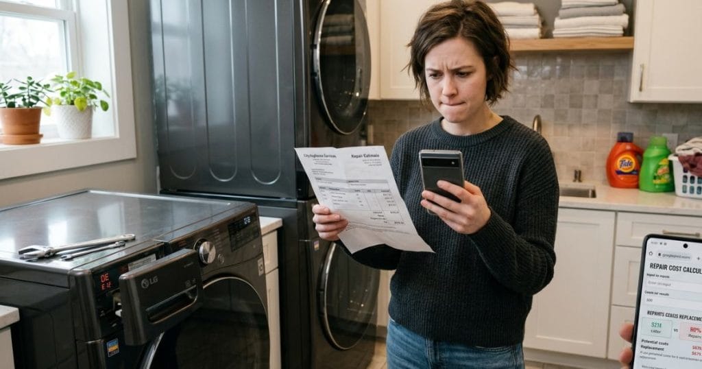 Washing Repair vs Replace Calculator
