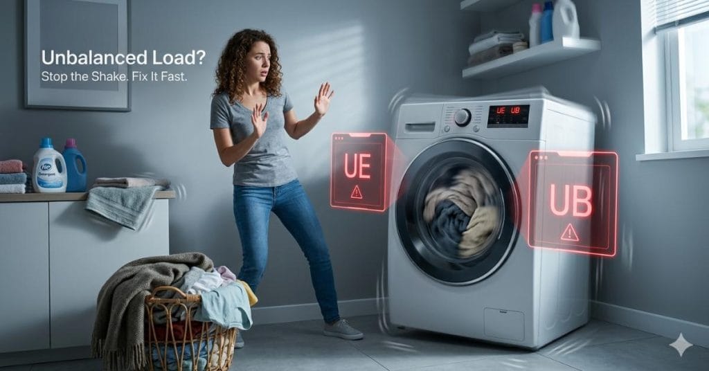 Unbalanced Load Errors That Cause Violent Shaking (UE, UB)