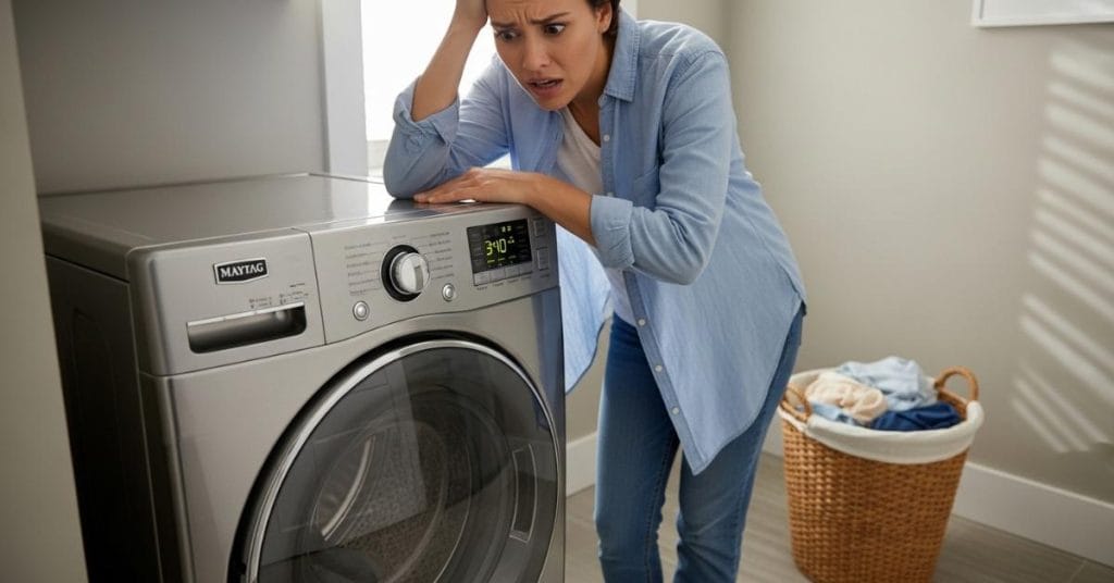 user frustrated with Maytag washing machine long cycle time