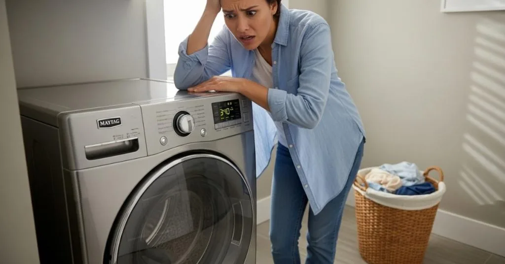 user frustrated with Maytag washing machine long cycle time