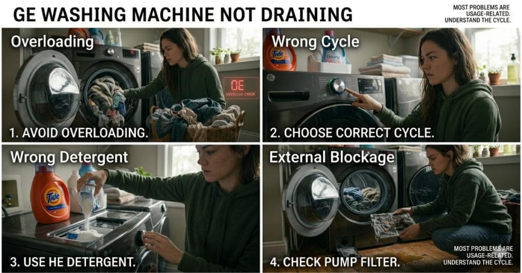  GE Washing Machine Not Draining