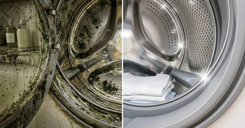 dirty vs clean washing machine