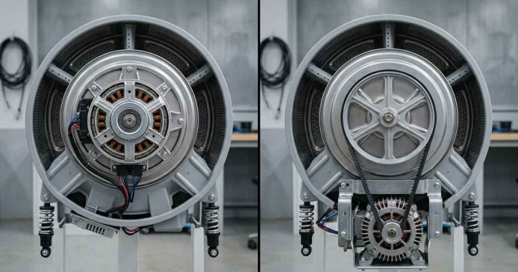 Direct Drive vs traditional belt drive washing machine comparison
